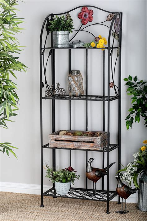 cute metal box to use outside on shelf|metal shelves for sale.